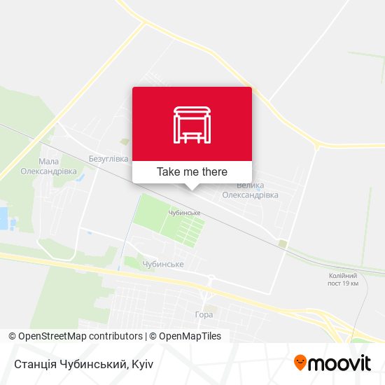 Станція Чубинський map