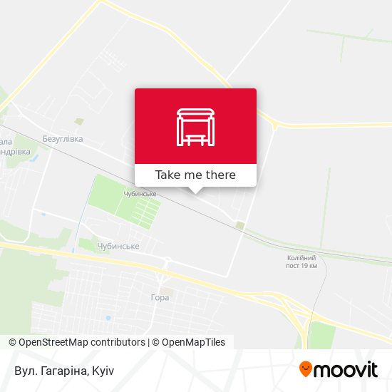 Вул. Гагаріна map