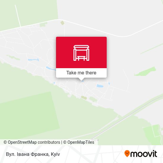 Карта Вул. Івана Франка