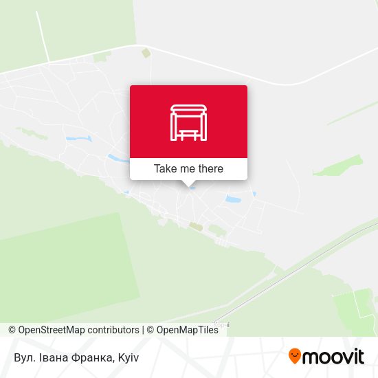 Карта Вул. Івана Франка