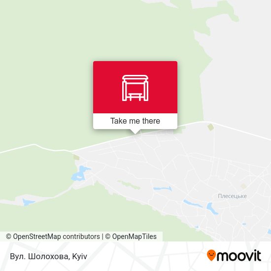 Карта Вул. Шолохова