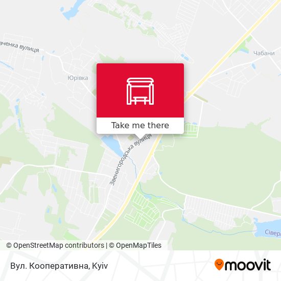 Вул. Кооперативна map