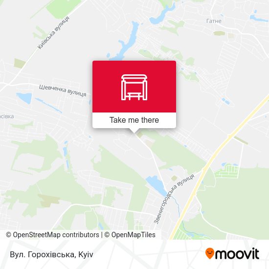 Карта Вул. Горохівська