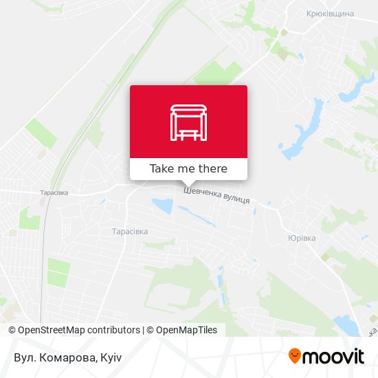 Вул. Комарова map