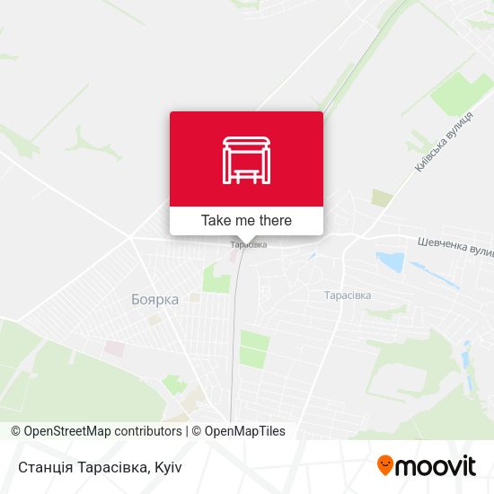 Карта Станція Тарасівка