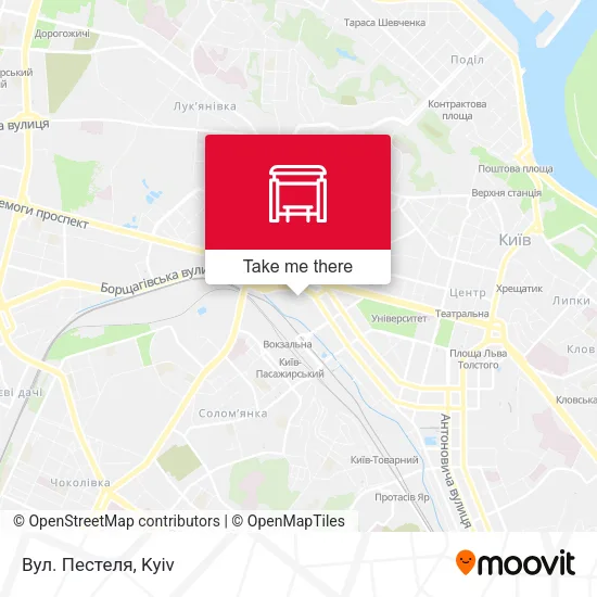 Карта Вул. Пестеля