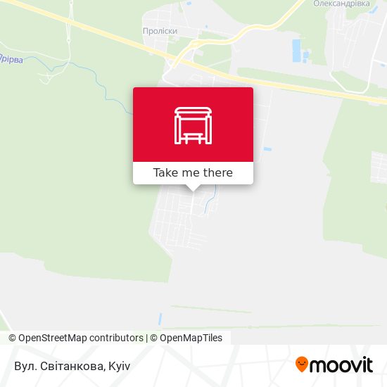 Вул. Світанкова map