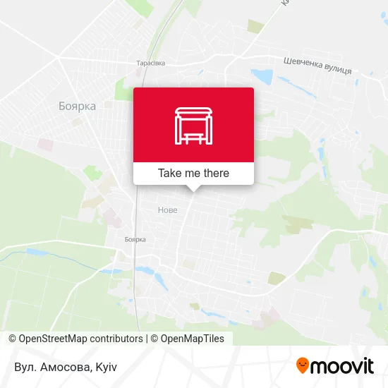 Вул. Амосова map