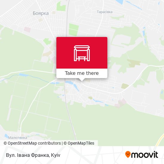 Вул. Івана Франка map