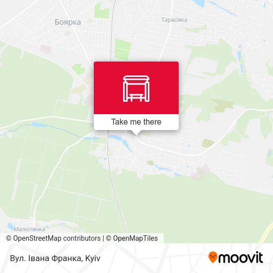 Вул. Івана Франка map