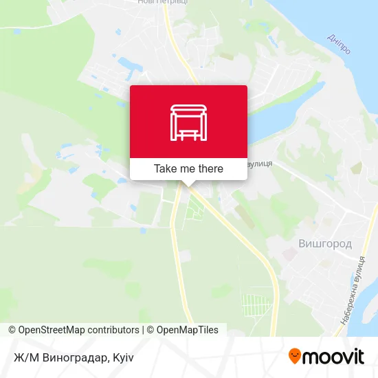 Карта Ж/М Виноградар