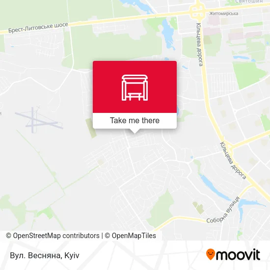 Вул. Весняна map
