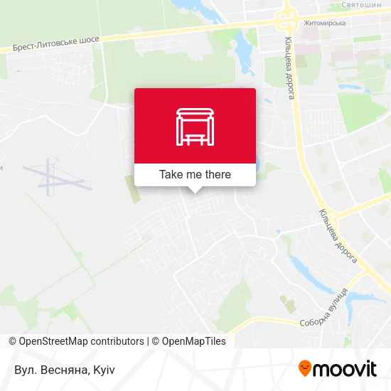 Вул. Весняна map