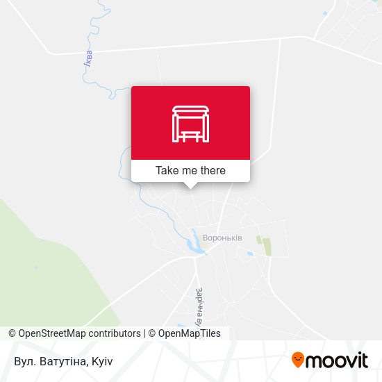 Карта Вул. Ватутіна