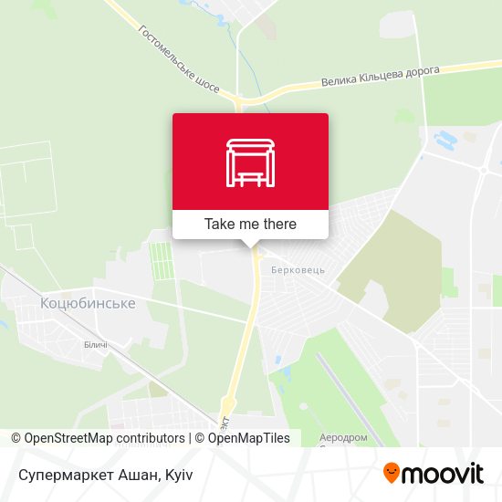 Карта Супермаркет Ашан