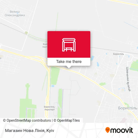 Карта Магазин Нова Лінія