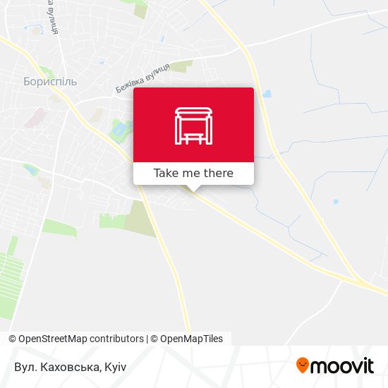 Вул. Каховська map