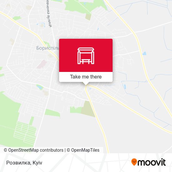 Карта Розвилка
