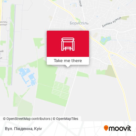 Вул. Південна map