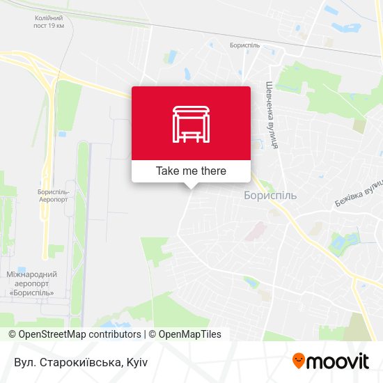 Карта Вул. Старокиївська