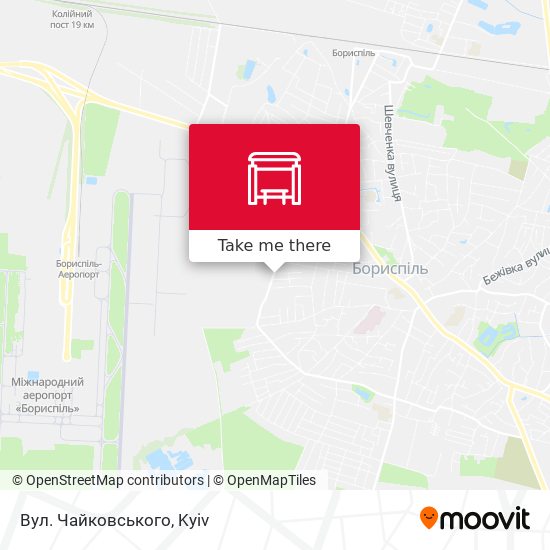 Вул. Чайковського map