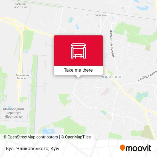 Карта Вул. Чайковського