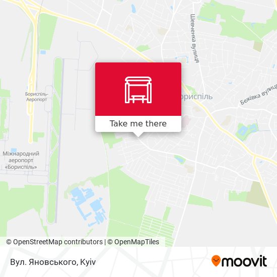 Вул. Яновського map
