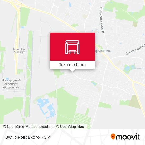Карта Вул. Яновського