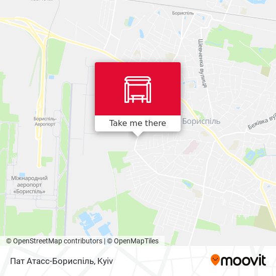Пат Атасс-Бориспіль map