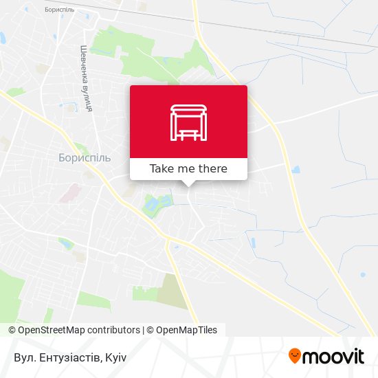 Вул. Ентузіастів map