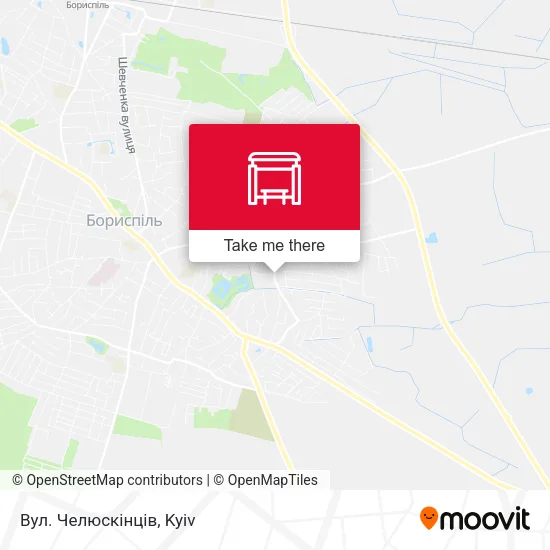 Карта Вул. Челюскінців