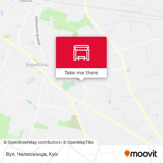 Вул. Челюскінців map