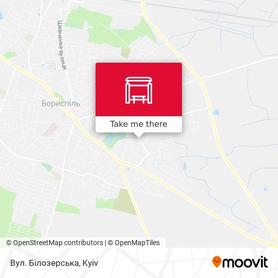 Вул. Білозерська map