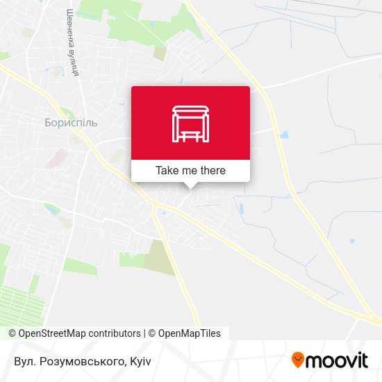 Карта Вул. Розумовського