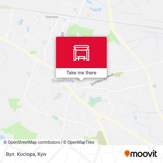 Карта Вул. Косіора