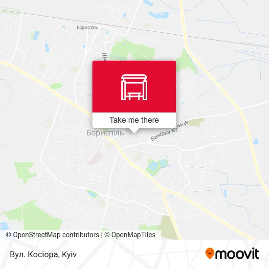 Карта Вул. Косіора