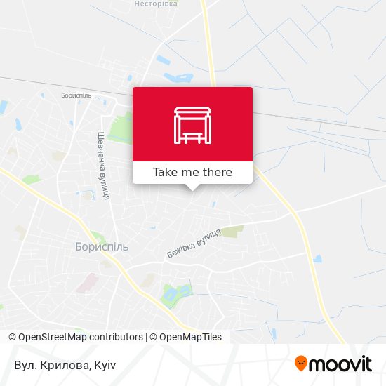 Вул. Крилова map