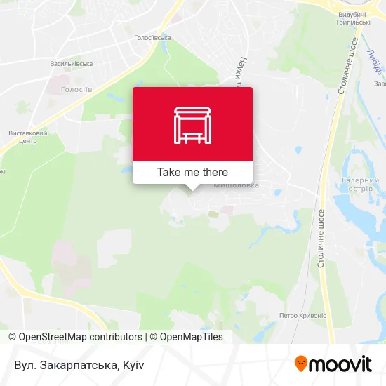 Вул. Закарпатська map