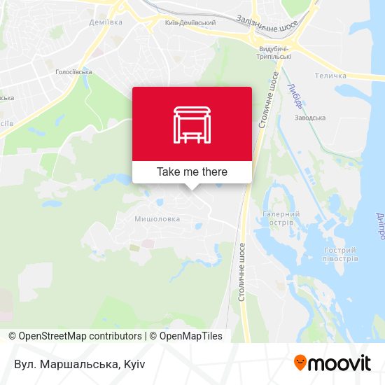 Карта Вул. Маршальська