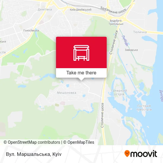 Карта Вул. Маршальська