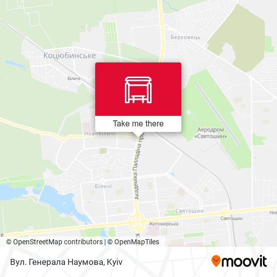 Вул. Генерала Наумова map