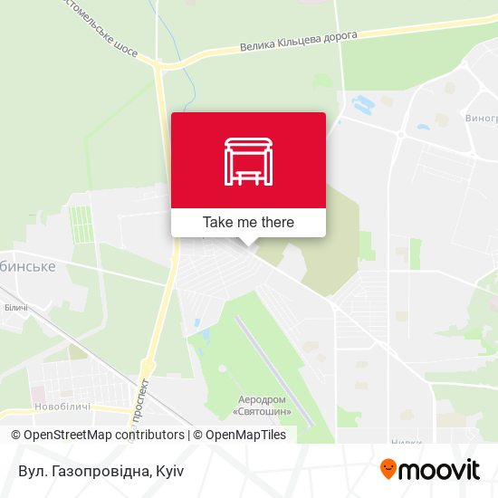 Вул. Газопровідна map