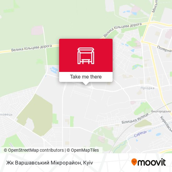 Жк Варшавський Мікрорайон map