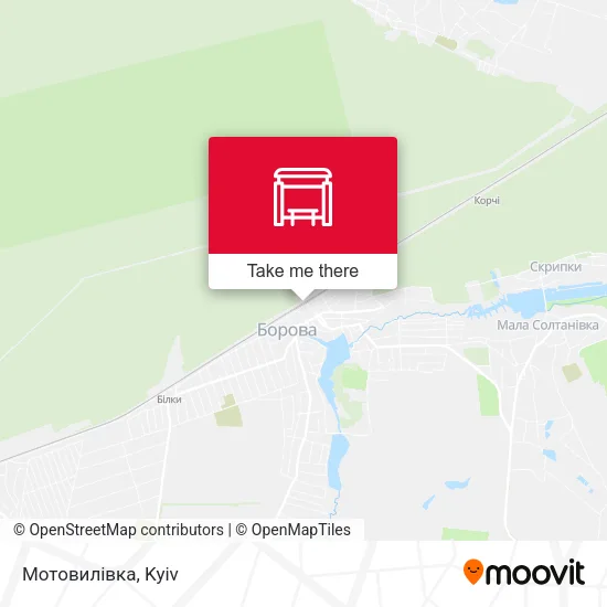Карта Мотовилівка