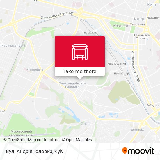 Вул. Андрія Головка map