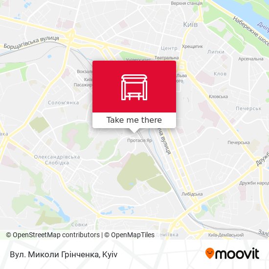 Вул. Миколи Грінченка map
