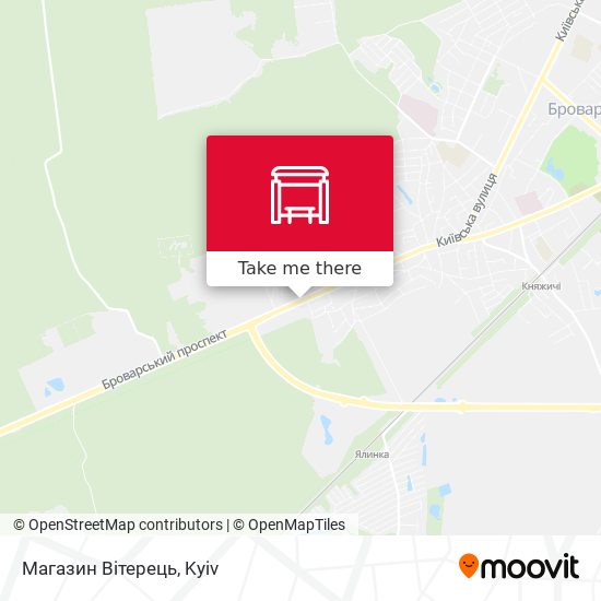 Магазин Вітерець map