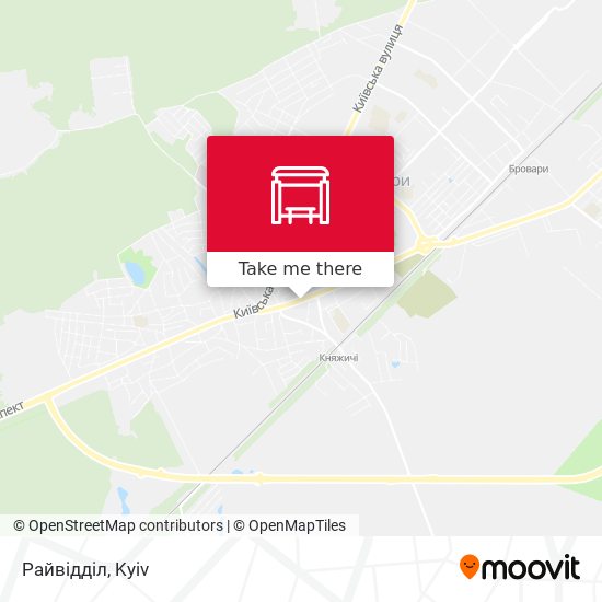 Райвiддiл map
