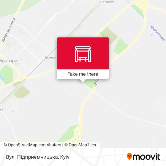 Карта Вул. Підприємницька