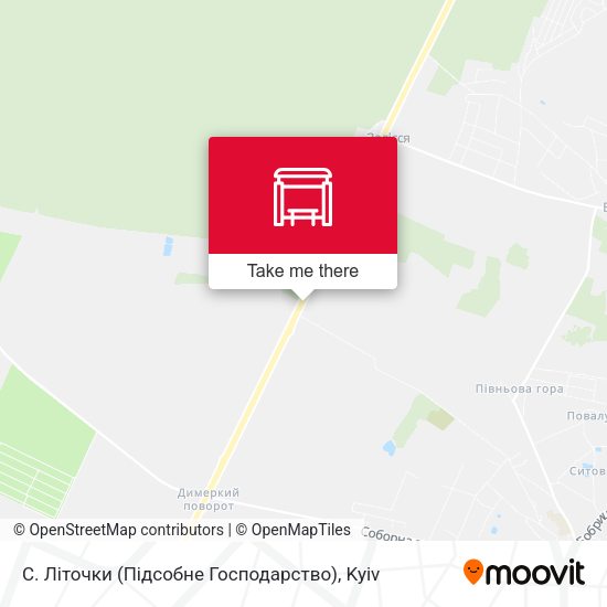 Карта С. Літочки (Підсобне Господарство)